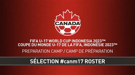 Canada's FIFA U-17 World Cup Indonesia 2023™ preparation camp roster ...