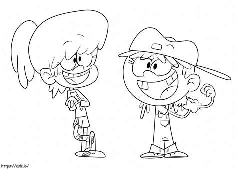 loud house coloring pages 5