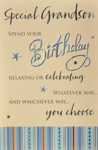 Birthday Card Grandson Quotes. QuotesGram