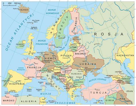 Political Map Of Europe Online Puzzle