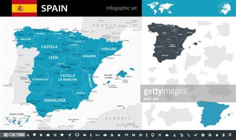 213 Spain Flag Map Stock Photos, High-Res Pictures, and Images - Getty Images