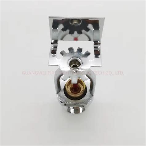 3mm Fast Response 68 Degree Red Color Glass Bulb Sidewall Fire Sprinkler Fire Sprinkler And