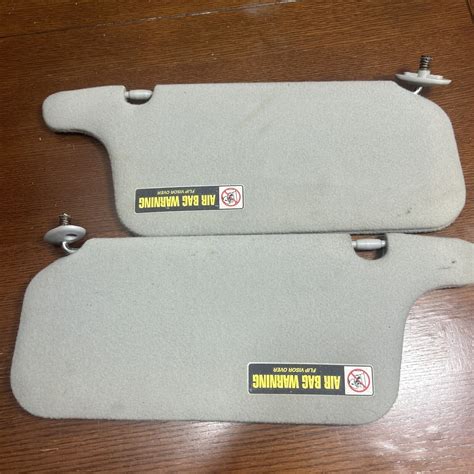 1996 2000 Honda Civic Sun Visors Sunvisor Set Lh Rh Gray Oem Used Ebay