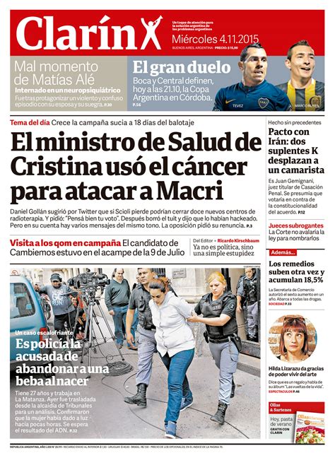 Portadas De Diarios Argentinos