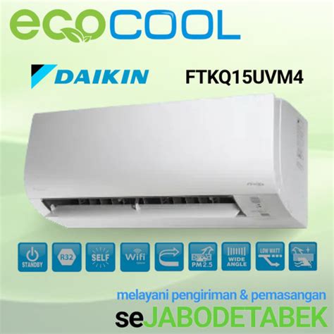 Jual AC DAIKIN FTKQ 15 1 2 PK FLASH INVERTER PASANG INSTALASI Kota