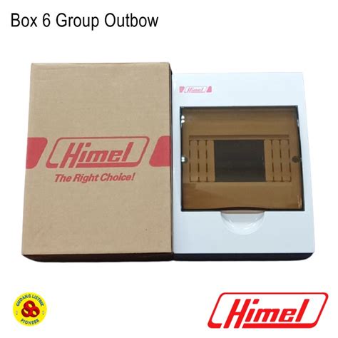 Jual Himel Box Mcb Group Tempel Outbow Tutup Transparant Box Mcb