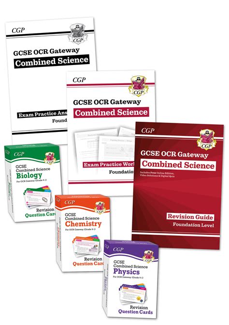 Gcse Combined Science Ocr Gateway Revision Bundle Foundation Cgp Books