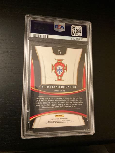 2017 Panini Select CRISTIANO RONALDO 33 Portugal PSA 10 MINT EBay