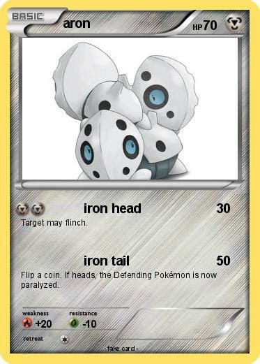 Pokémon aron 121 121 - iron head - My Pokemon Card