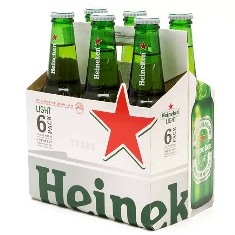 Heineken Light 6pk 12oz Btl Legacy Wine And Spirits