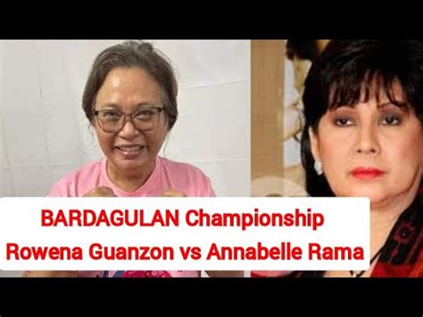 Annabelle Rama SINAGOT Si Rowena Guanzon Tungkol Sa Issue Ni Ruffa