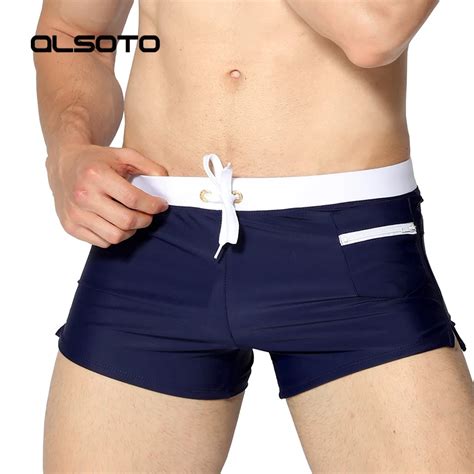Summer Swimwear Men Sexy Swim Trunks Boxer Swimsuit Sunga Beach Shorts Gay Mens Swimwear Maillot