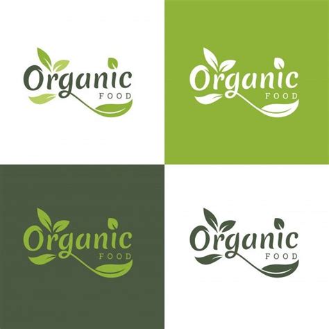 Premium Vector Organic And Natural Logo Template In Organic