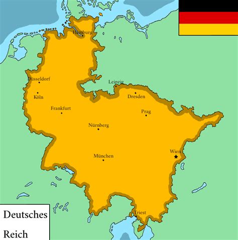 What If Austria Led The Unification Of Germany R Imaginarymaps