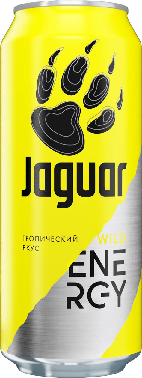 Напиток безалк. энергетический Дикий Ягуар газ. ж/б 0,5л купить и ...