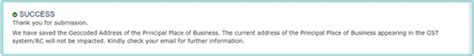 Faqs On Geocoding The Address Of Principal Place Of Business