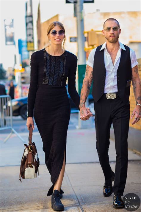 New York Fashion Week SS 2016 Street Style Veronika Heilbrunner And