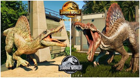 Spinosaurus Comparison Animations Jwe Vs Jwe Jurassic World