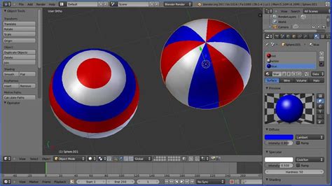 Blender Multiple Materials Tutorial Colouring Different Selections Of