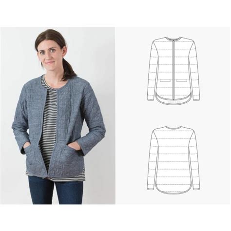 Grainline Studios Tamarack Jacket Harts Fabric