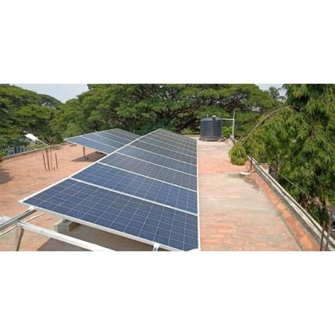 Mounting Structure Grid Tie 70kw Shopping Mall Solar Roof Top System Industrial And Commercial At