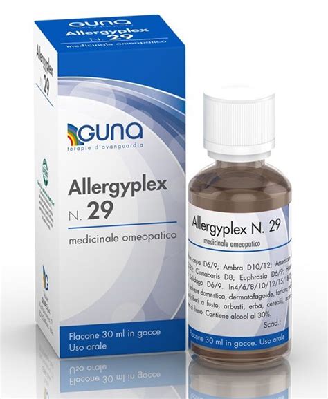 Guna Allergyplex Medicinale Omeopatico Contro Le Allergie Gocce Ml