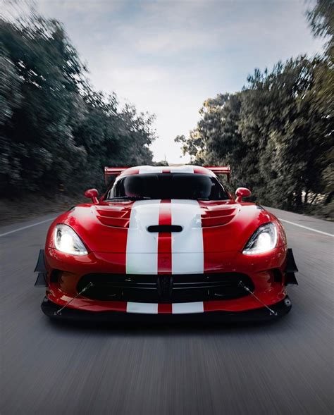 Red Dodge Viper Acr Dodge Viper Super Cars Power Cars