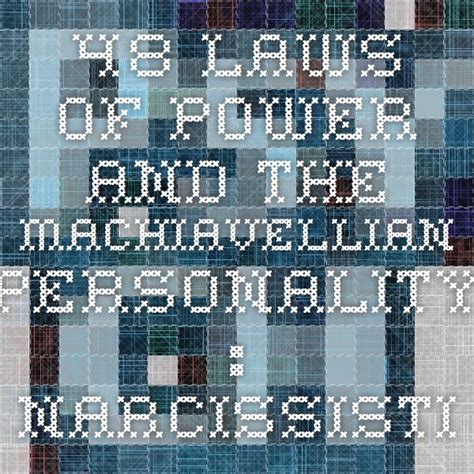 The Power Of Machiavellian Personality