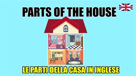 Le Parti Della Casa In Inglese Le Stanze Parts Of The House Rooms