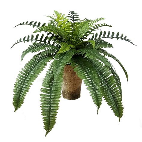 2 PCS UV Resistant Lifelike Artificial Boston Fern, Outdoor Faux Ferns ...