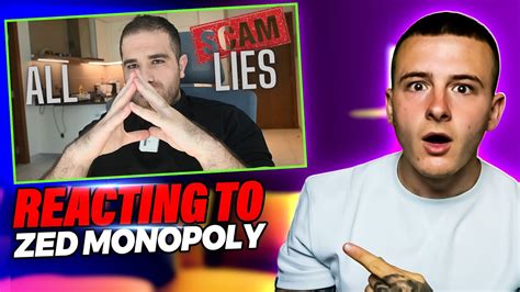 Trader Reacts Zed Monopoly Why Forex Trading Is A Scam Youtube