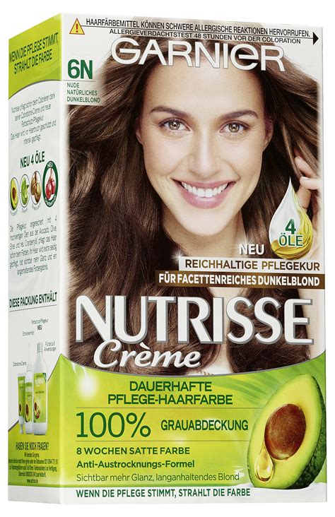 Garnier Nutrisse Creme Coloration N Nude Natural Dark Blond Permanent Hair Color With
