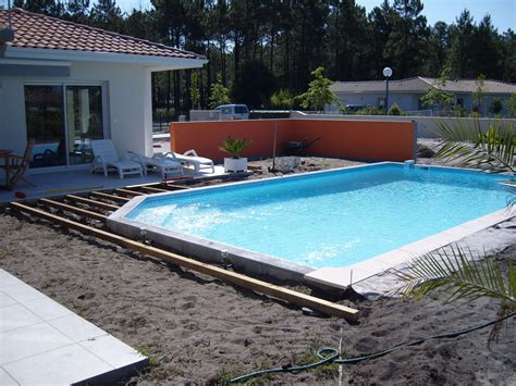 Terrasse Ipé Andernos les bains Plage de piscine Préparation de