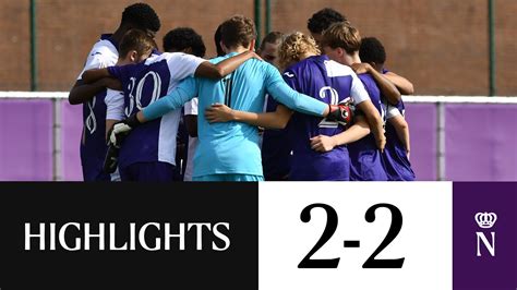 HIGHLIGHTS U18 RSCA Zulte Waregem 2023 2024 YouTube