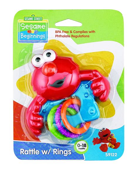 Sesame Street Rattle - Licenses wholesale baby product manufacturer