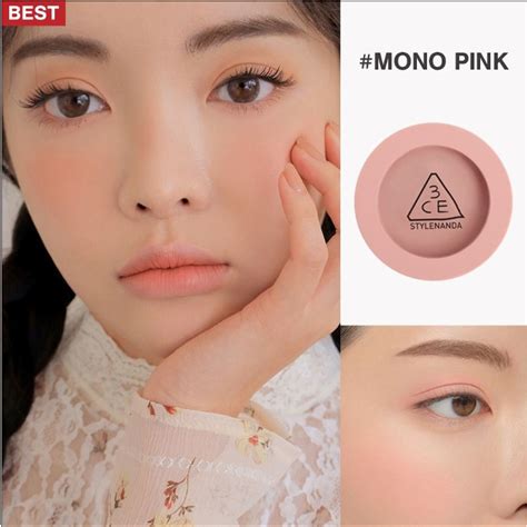 Phấn Má Hồng 3CE Mood Recipe Face Blush Nude Peach Mono Pink Rose Beige Full Off Charm Kinda