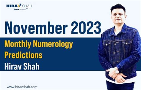 Monthly Numerology Predictions For November 2023 L Hirav Shah