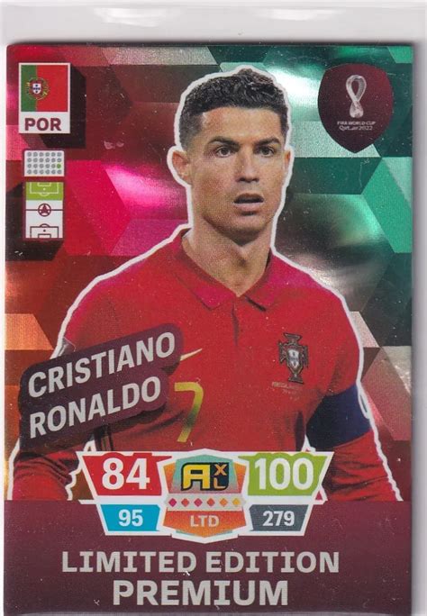 2022 Panini Adrenalyn World Cup Qatar Cristiano Ronaldo 25 44 OFF