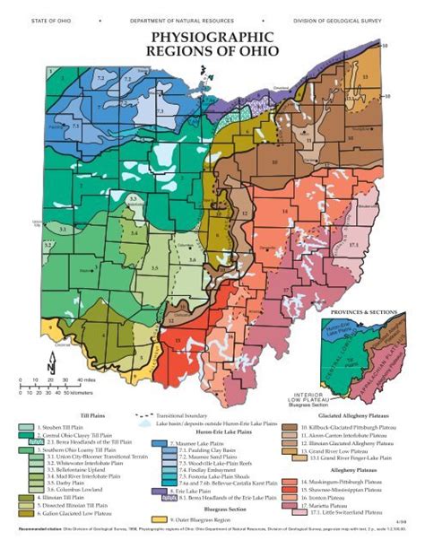 Physiographic Regions of Ohio - Ohio Department of Natural ...