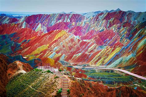 Zhangye Danxia (Rainbow Mountains), China