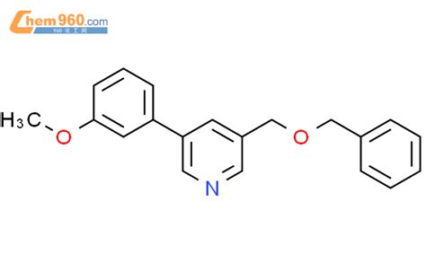 97000 23 2 Pyridine 3 3 methoxyphenyl 5 phenylmethoxy methyl CAS号