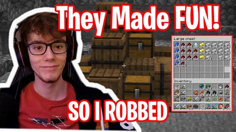 Fundy Stole Stuff And Hid It In His Secret Base Origin Smp Youtube