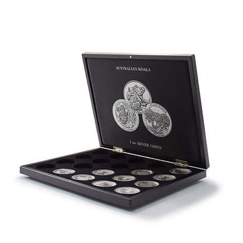 Display Coin Case For Koala Oz Silver Coins In Original Capsules