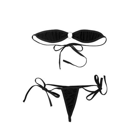 Jual Set Lingerie Thong G String Bra Ring Bikini Pantai SG Shopee Indonesia