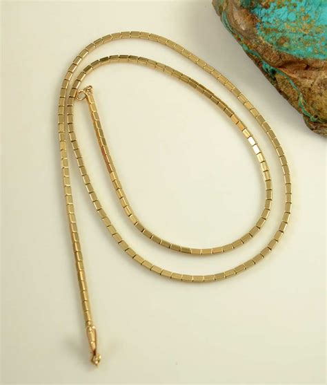 Ed Aguilar 14kt Gold Heishi Necklace Santo Domingo