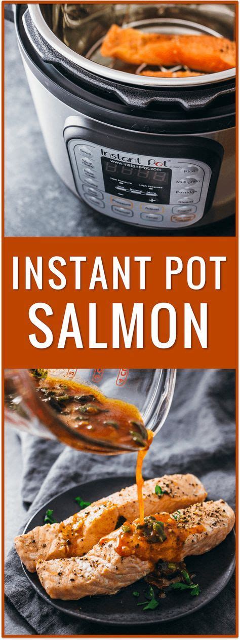 Instant Pot Salmon With Chili Lime Sauce Instant Pot Paleo Pressure Cooker Recipes Cooker