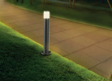 Aluminium Warm White Philips Led Bollard Light W Bcp Ww Mounting