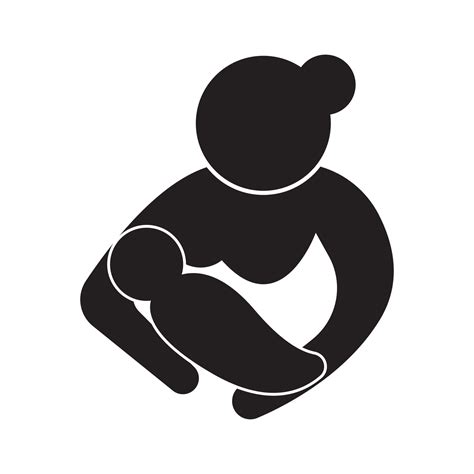 Breastfeeding Mother Room Symbol Icon Vector Illustration Design