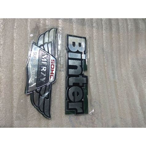 Jual Logo Emblem Tangki Emblem Box Dop Aki Kawasaki Binter Merzy Cdi