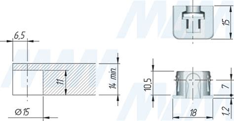 FLIPPER Полкодержатель для деревянных полок с фиксацией, белый 2574 21 ...